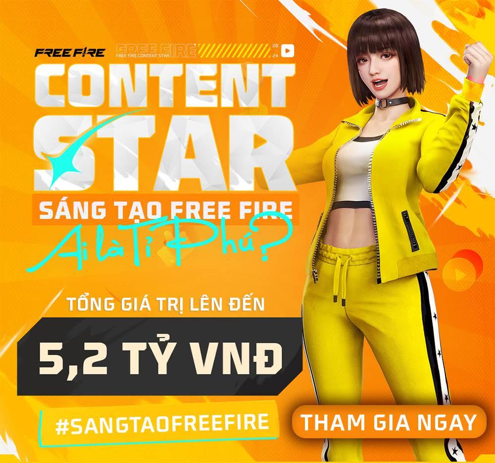 YouTube Content Star - 专为东南亚 Free Fire 游戏玩家打造的创意竞赛